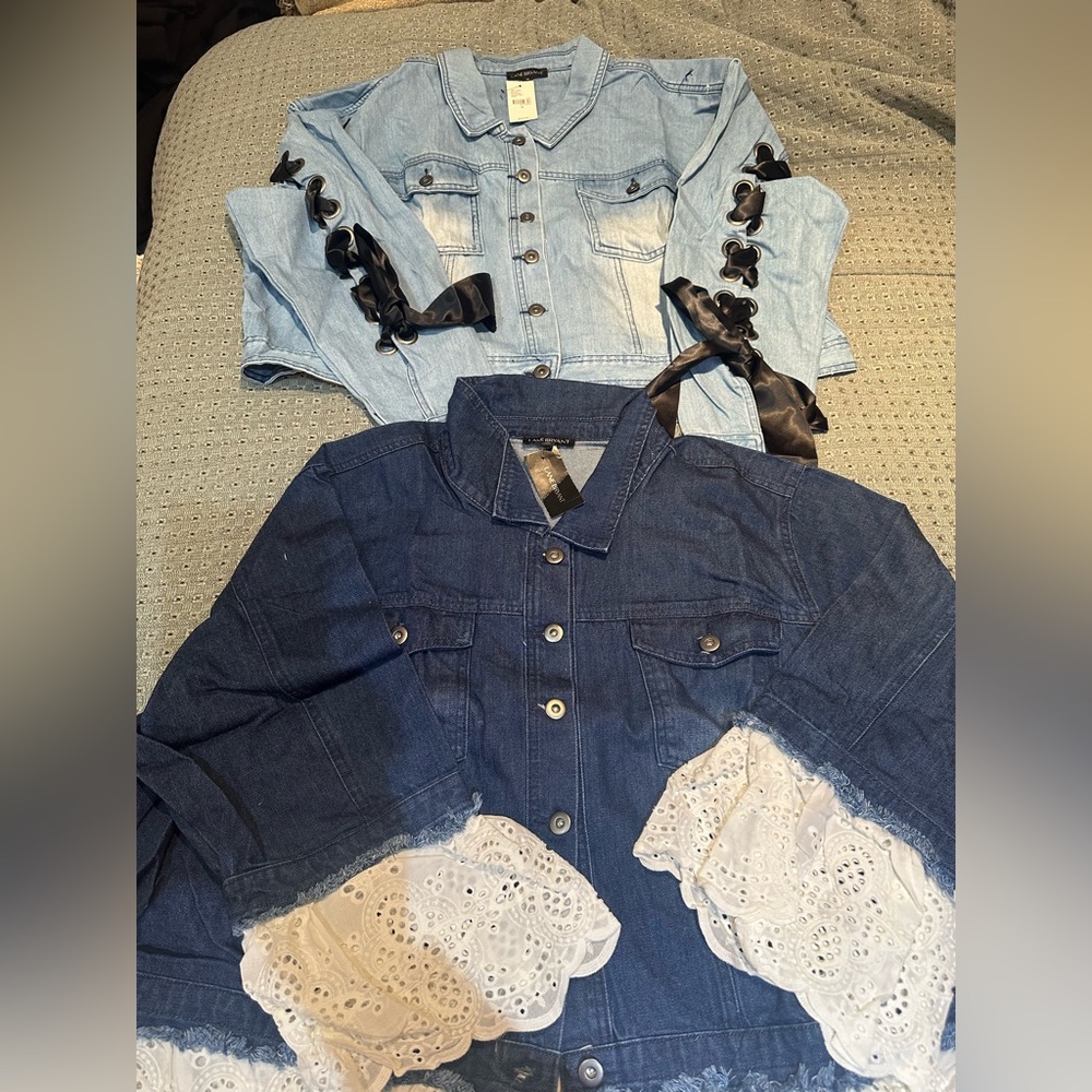 Lane Bryant Light Blue Denim Jacket
